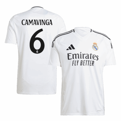 486475_1 レアルマドリード CAMAVINGA #6 ホーム ユニフォーム 2024/25