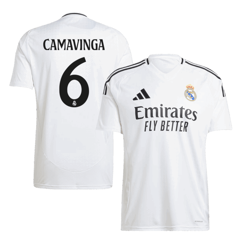 レアルマドリード CAMAVINGA #6 ホーム ユニフォーム 2024/25