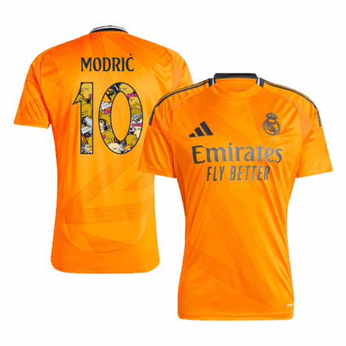 489587_1 レアルマドリード MODRIĆ #10 アウェイ ユニフォーム 2024/25 - Bear Champ Font