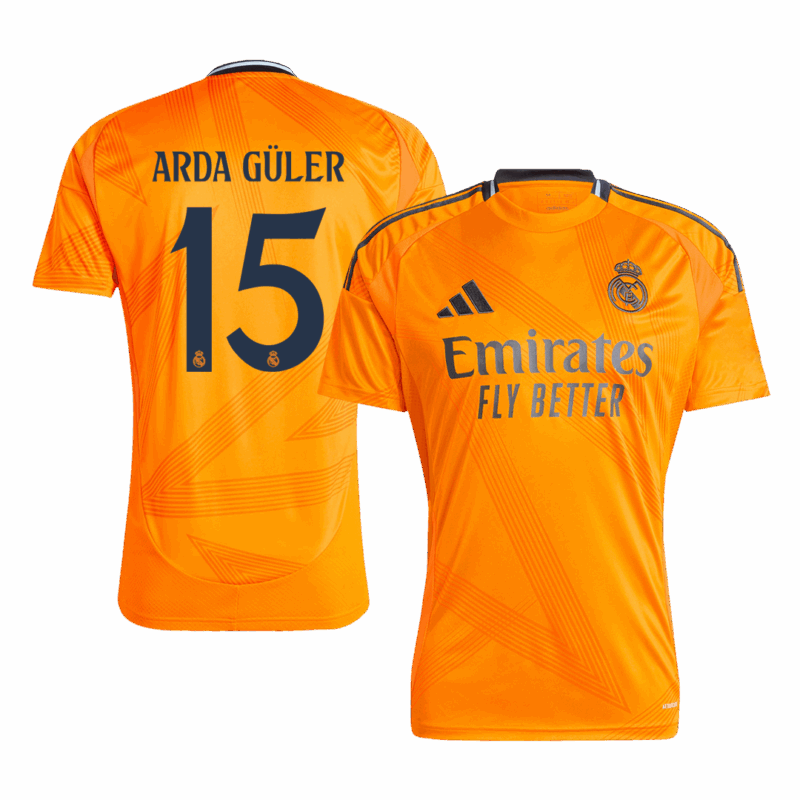 レアルマドリード ARDA GÜLER #15 アウェイ ユニフォーム 2024/25