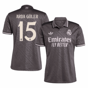 506975_1 レアルマドリード ARDA GÜLER #15 サード アウェイ ユニフォーム 2024/25