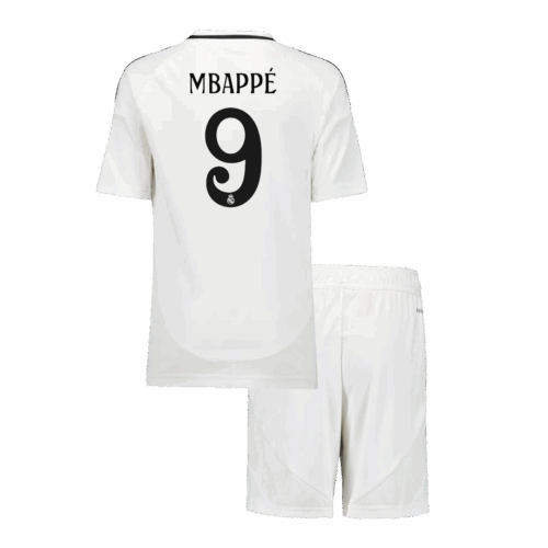 481909_1 レアルマドリード MBAPPÉ #9 ホーム ユニフォーム キット 2024/25 キッズ 上下セット