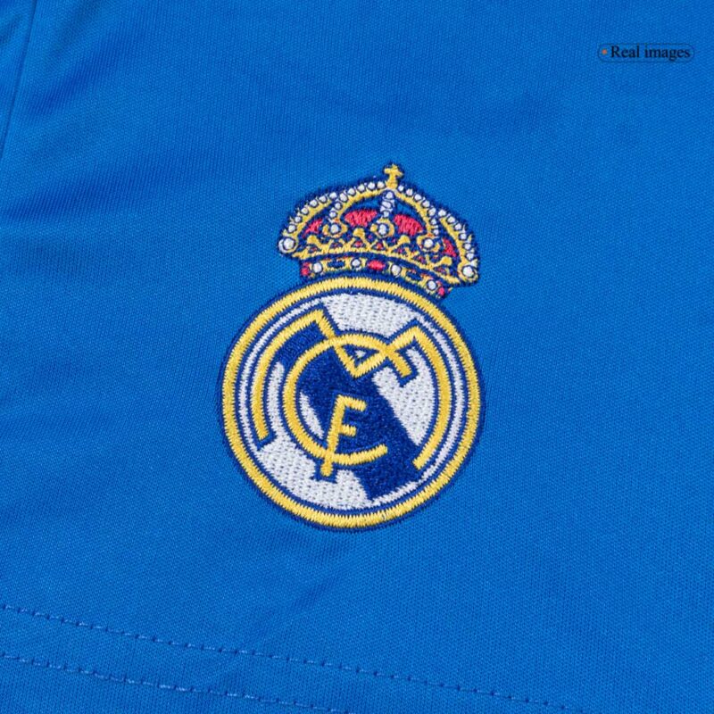 Kid's Real Madrid Third Away Soccer Jersey Kit(Jersey+Shorts+Socks)  25/26 Blue