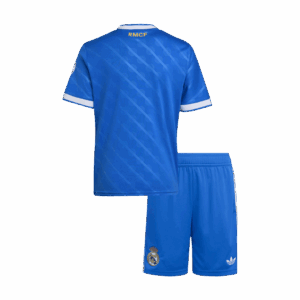 キッズ  レアルマドリード サード  アウェイ サッカーユニフォーム キット上下セット 25/26 Blue