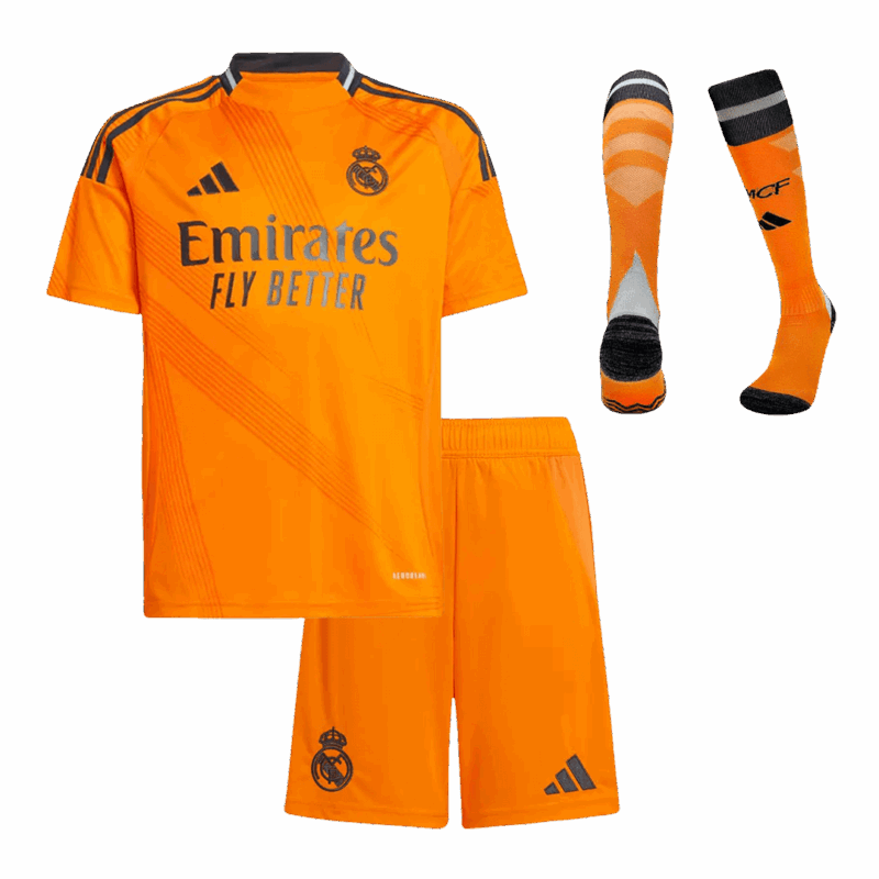 レアルマドリード アウェイ ユニフォーム キット 2024/25 キッズ (ユニフォーム+Shorts+Socks)