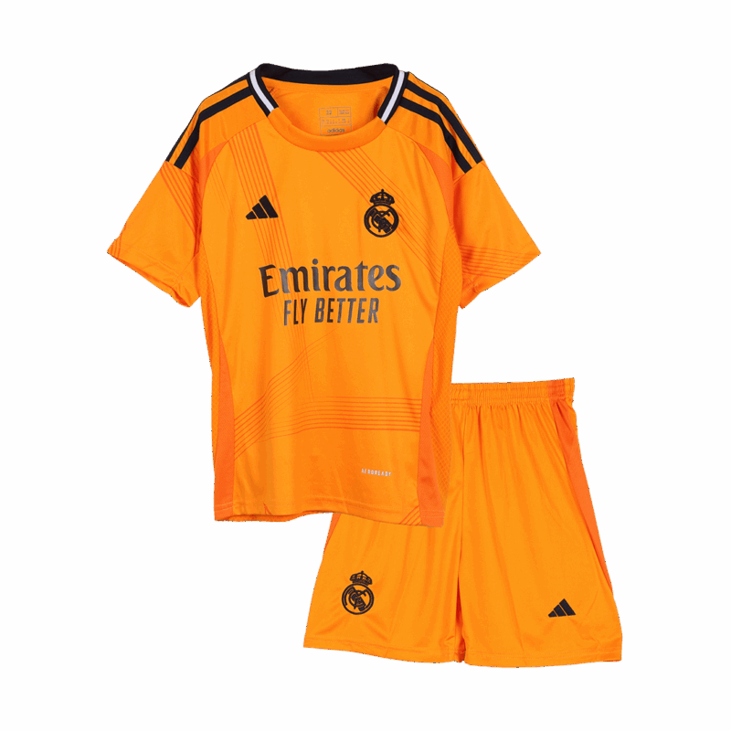 488822_3 レアルマドリード アウェイ ユニフォーム キット 2024/25 キッズ 上下セット