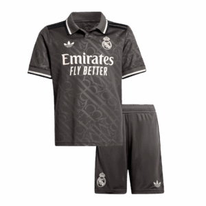 レアルマドリード サード  アウェイ サッカーユニフォーム キット 2024/25 キッズ 上下セット