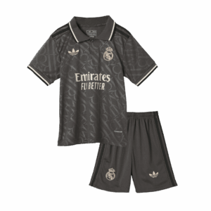 レアルマドリード サード  アウェイ サッカーユニフォーム キット 2024/25 キッズ 上下セット