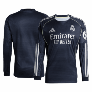 レアルマドリード 長袖 アウェイ サッカーユニフォーム 2025/26