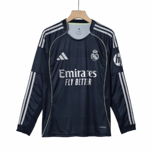 レアルマドリード 長袖 アウェイ サッカーユニフォーム 2025/26