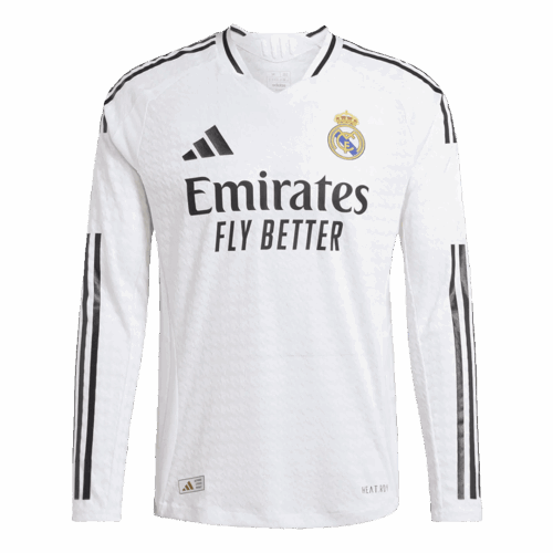 オーセンティック レアルマドリード 長袖 ホーム ユニフォーム 2024/25