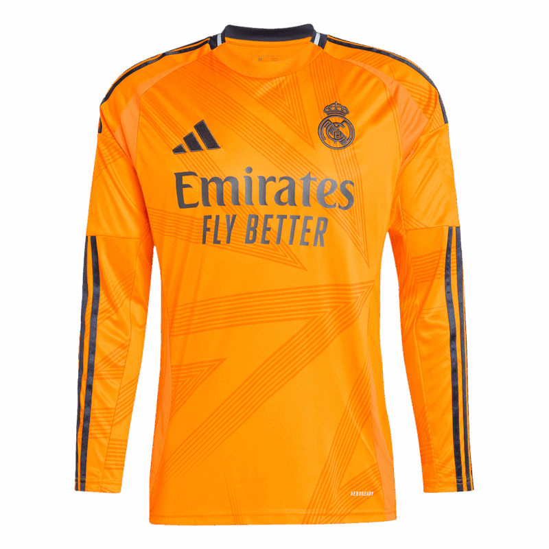 491484_1 レアルマドリード 長袖 アウェイ ユニフォーム 2024/25