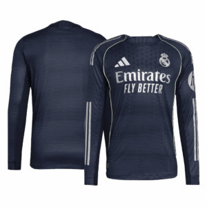 614090_3 Real Madrid Long Sleeve Away Soccer Jersey 2025/26