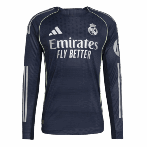 614090_4 Real Madrid Long Sleeve Away Soccer Jersey 2025/26
