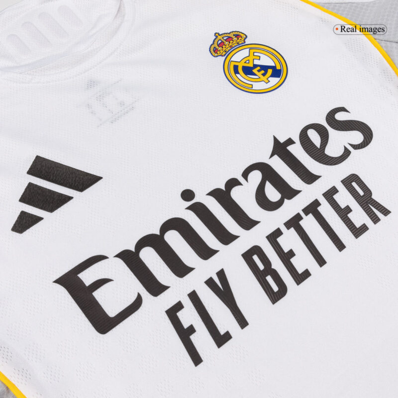 614109_8 Real Madrid Long Sleeve Home Soccer Jersey 2025/26