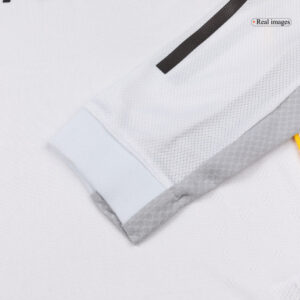 614109_9 Real Madrid Long Sleeve Home Soccer Jersey 2025/26