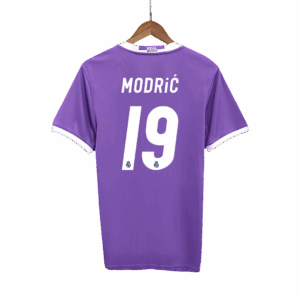 レアルマドリード MODRIĆ #19 アウェイ サッカーユニフォーム Retro 2016/17