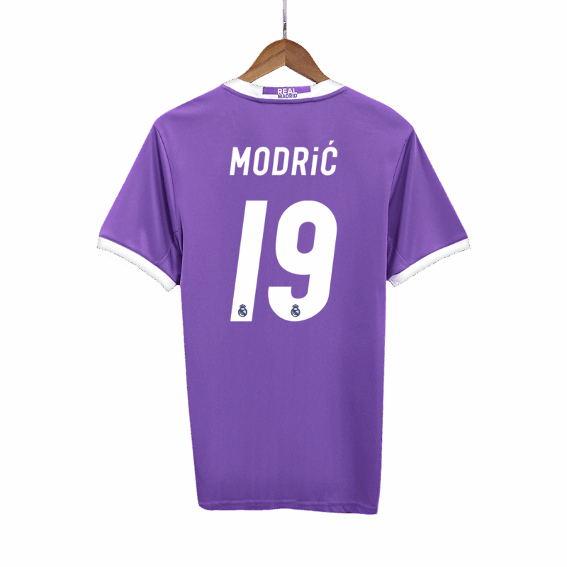 レアルマドリード MODRIĆ #19 アウェイ サッカーユニフォーム Retro 2016/17
