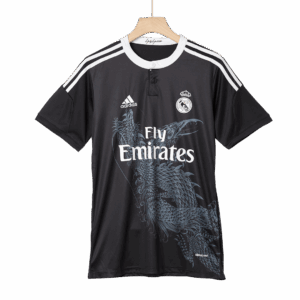 570051_3 レアルマドリード SERGIO RAMOS #4 サード アウェイ サッカーユニフォーム Retro 2014/15