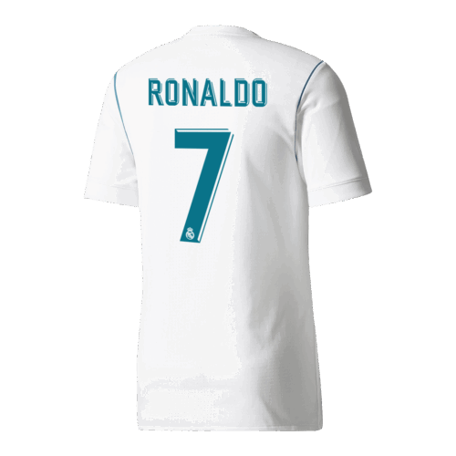 573079_1 レアルマドリード RONALDO #7 ホーム サッカーユニフォーム Retro 2017/18