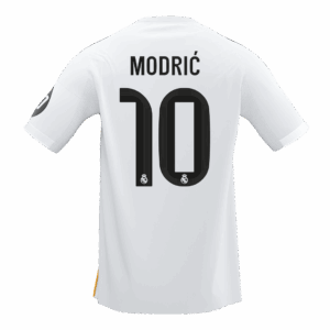 588875_2 レアルマドリード MODRIĆ #10 ホーム サッカーユニフォーム 2025/26