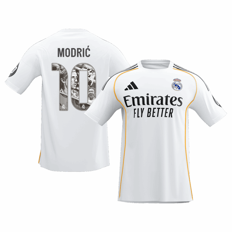 589719_1 レアルマドリード MODRIĆ Special #10 ホーム サッカーユニフォーム 2025/26 - Special