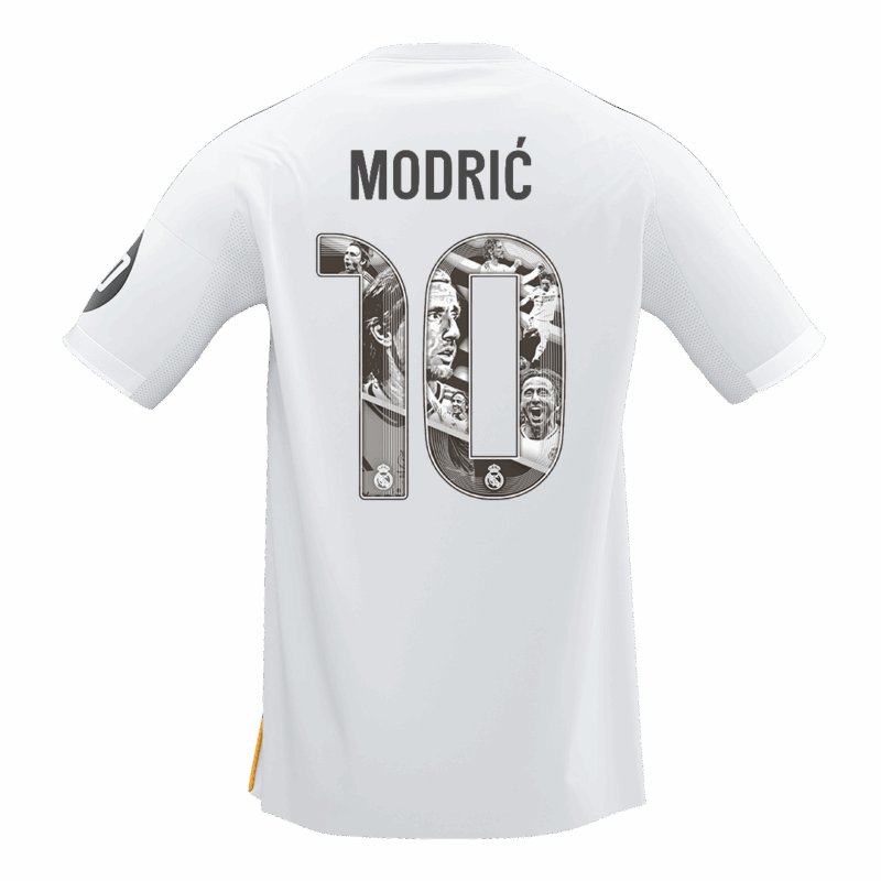 589719_2 レアルマドリード MODRIĆ Special #10 ホーム サッカーユニフォーム 2025/26 - Special