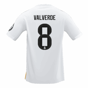 593591_2 レアルマドリード VALVERDE #8 ホーム サッカーユニフォーム 2025/26