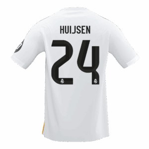 593592_2 レアルマドリード HUIJSEN #24 ホーム サッカーユニフォーム 2025/26