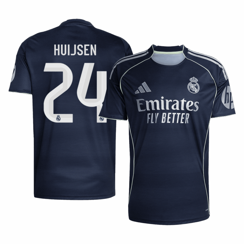 593601_1 レアルマドリード HUIJSEN #24 アウェイ サッカーユニフォーム 2025/26