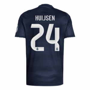 593601_3 レアルマドリード HUIJSEN #24 アウェイ サッカーユニフォーム 2025/26