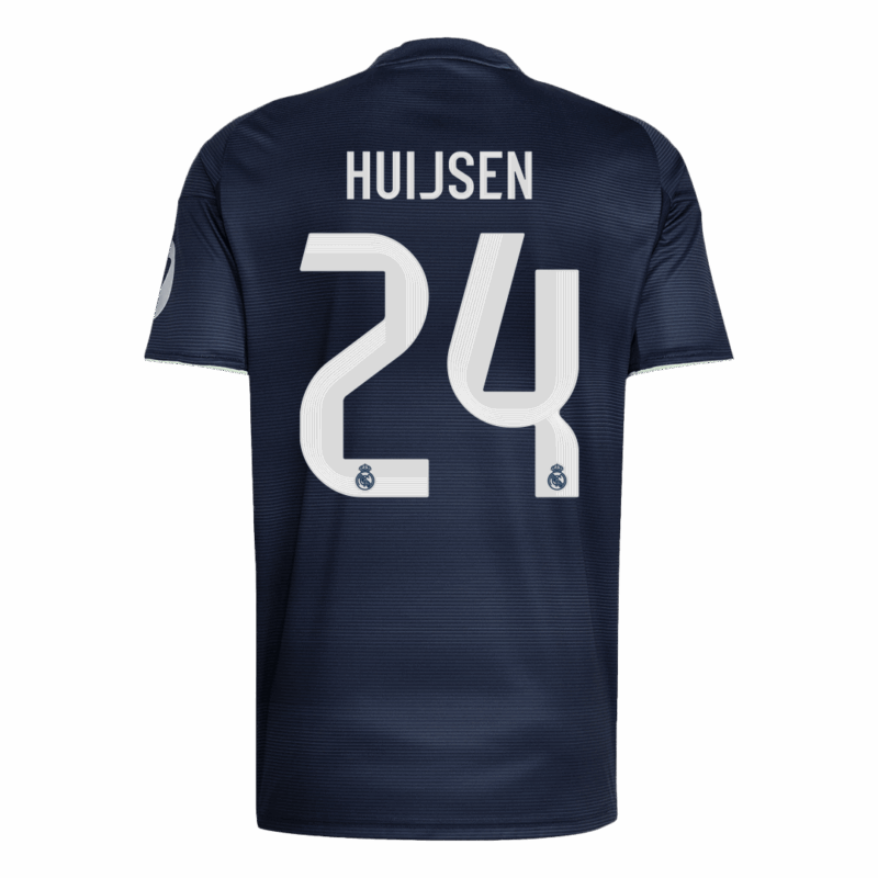 593601_3 レアルマドリード HUIJSEN #24 アウェイ サッカーユニフォーム 2025/26