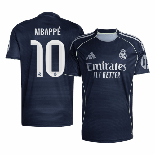 593706_1 レアルマドリード MBAPPÉ #10 アウェイ サッカーユニフォーム 2025/26
