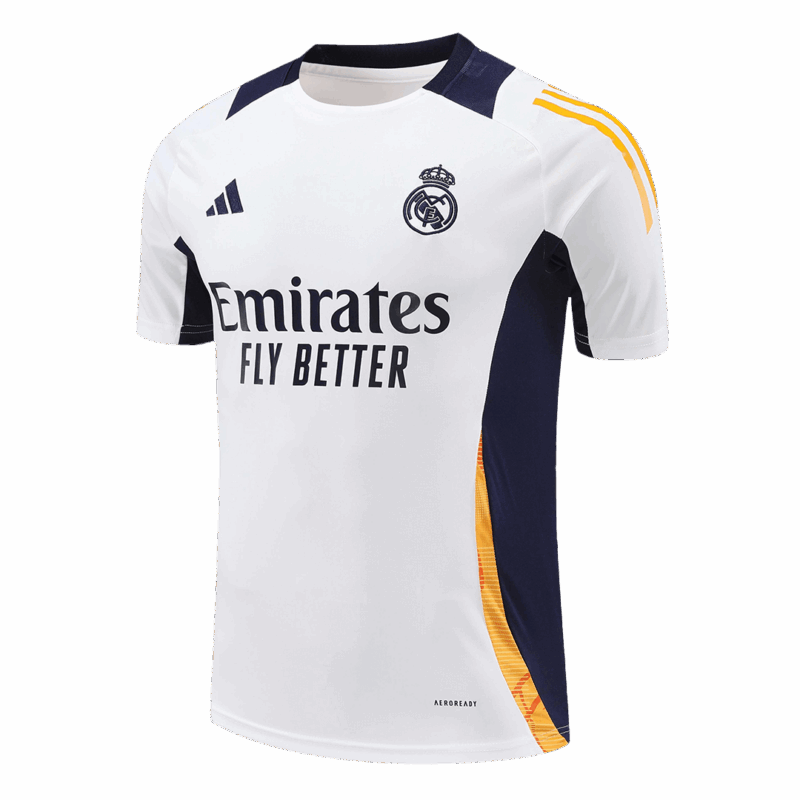 496565_2 レアルマドリード Pre-Match Training サッカーユニフォーム 2024/25 - White