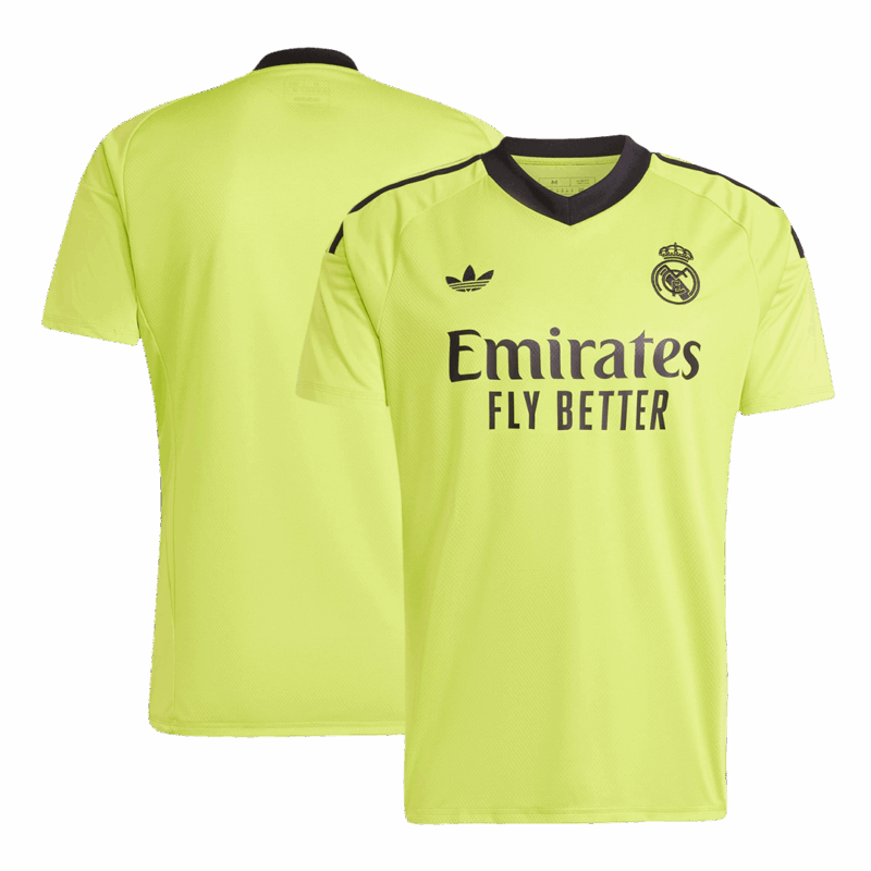 497333_3 レアルマドリード サード アウェイ Goalkeeper サッカーユニフォーム 2024/25 - Yellow