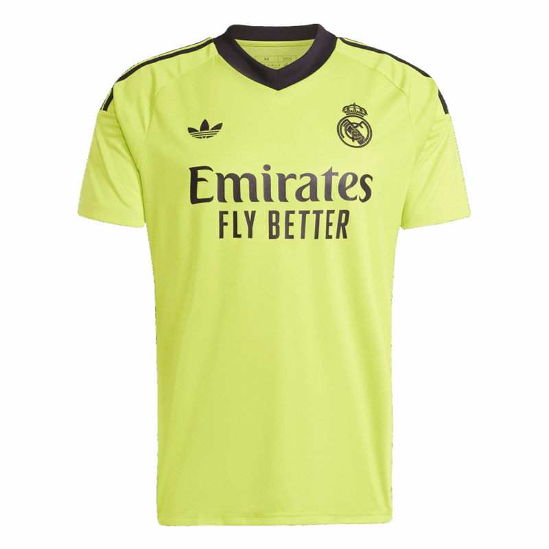 497333_4 レアルマドリード サード アウェイ Goalkeeper サッカーユニフォーム 2024/25 - Yellow