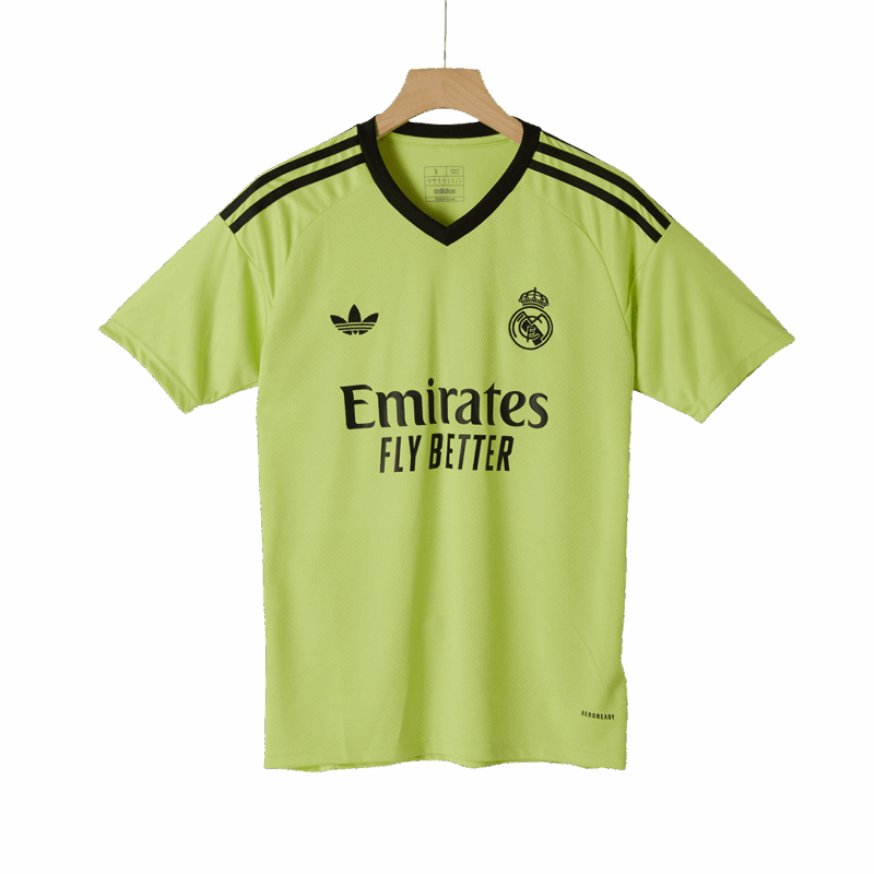497333_5 レアルマドリード サード アウェイ Goalkeeper サッカーユニフォーム 2024/25 - Yellow