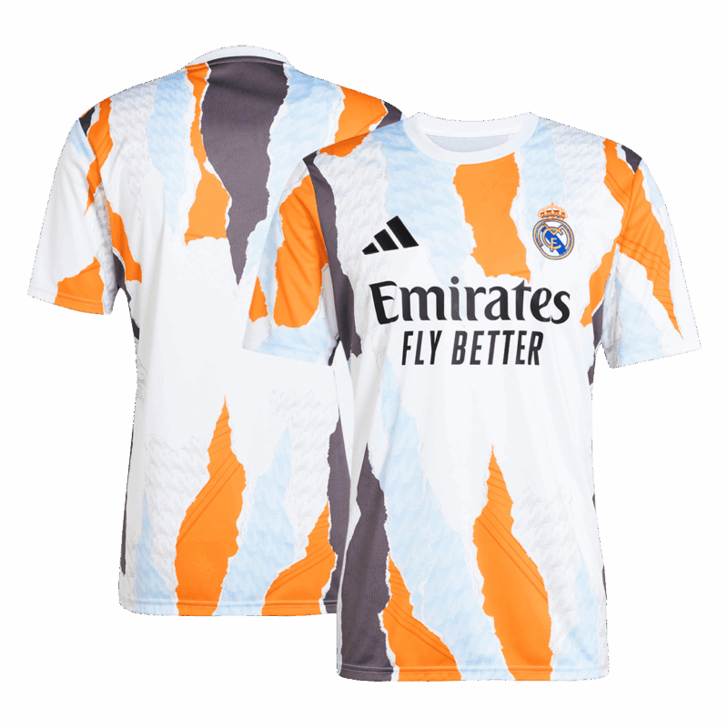 507310_3 レアルマドリード Pre-Match Training サッカーユニフォーム 2024/25 - White