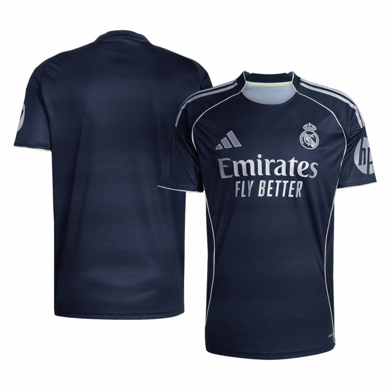 590136_3 レアルマドリード アウェイ サッカーユニフォーム 2025/26 Navy