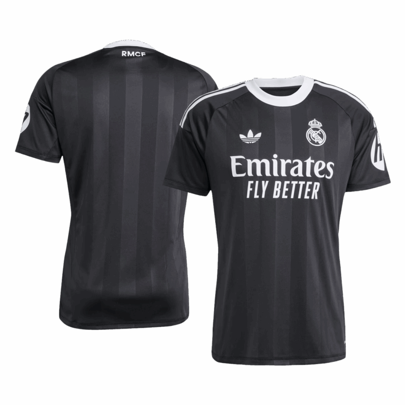 604566_3 レアルマドリード Goalkeeper サッカーユニフォーム 25/26 Black