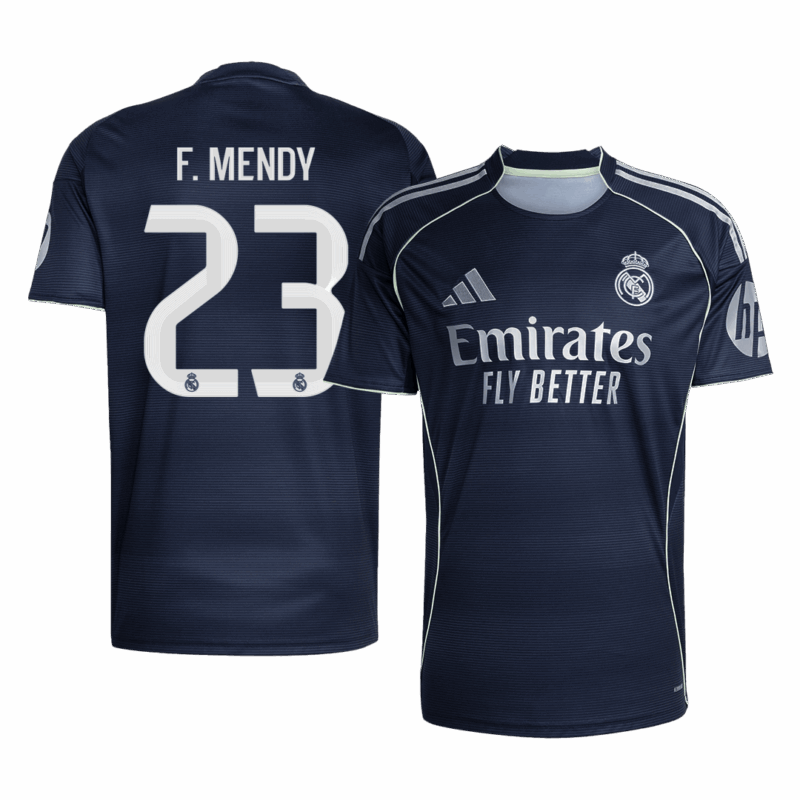 Real Madrid F.MENDY #23 Away Soccer Jersey 2025/26