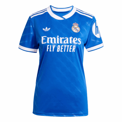 レディース レアルマドリード サード  アウェイ サッカーユニフォーム 2025/26