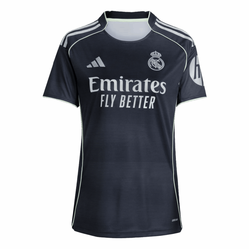 レディース レアルマドリード アウェイ サッカーユニフォーム 2025/26