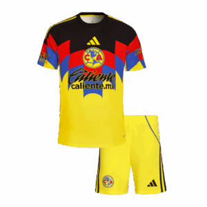 594316_1 Club America ホーム サッカーユニフォーム キット 2025/26 キッズ 上下セット