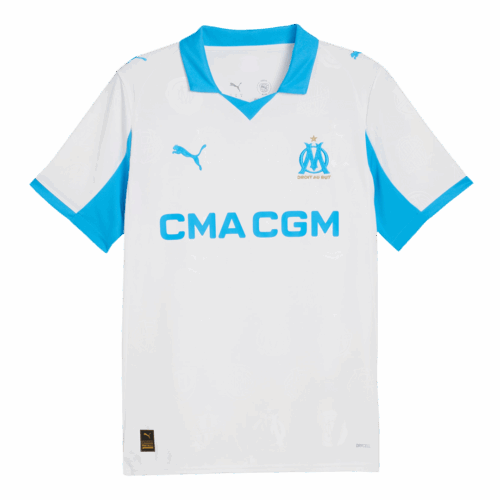 Marseille ホーム サッカーユニフォーム 25/26 White