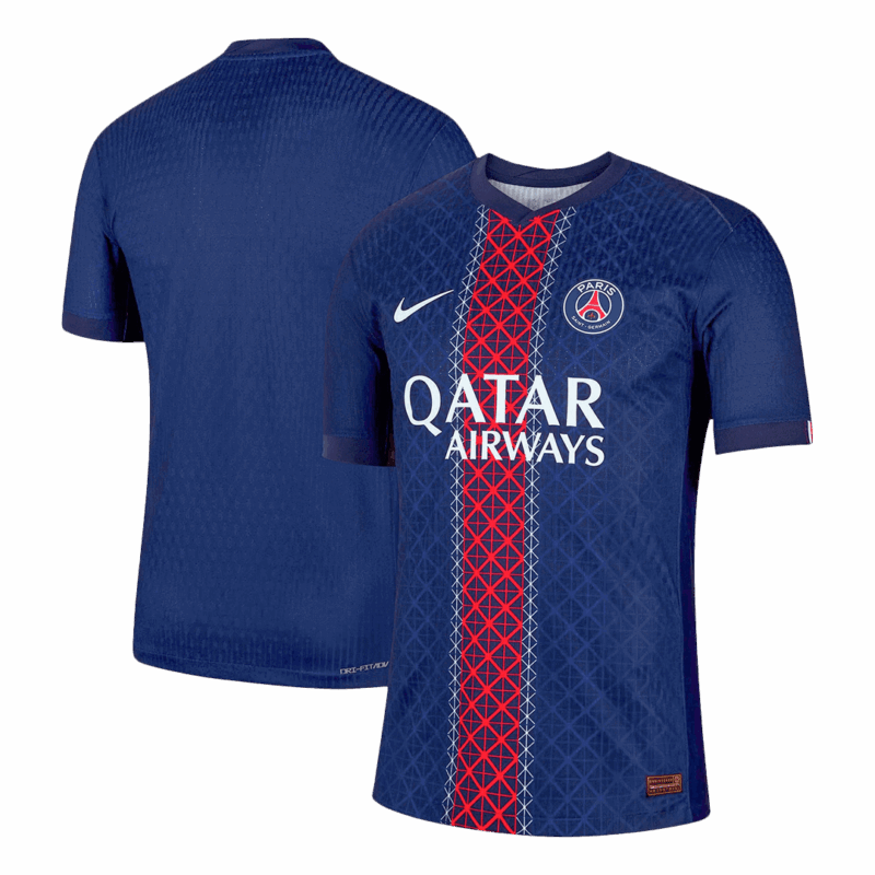 589713_3 オーセンティック パリ・サンジェルマン ホーム サッカーユニフォーム 2025/26 Navy