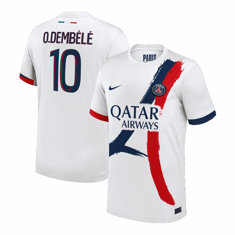 584234_1 パリ・サンジェルマン O.DEMBÉLÉ #10 アウェイ ユニフォーム 2024/25