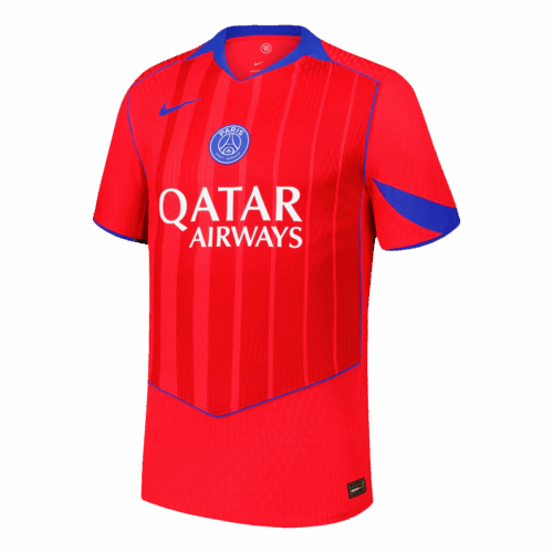 605864_1 オーセンティック パリ・サンジェルマン サード アウェイ サッカーユニフォーム 25/26 Red