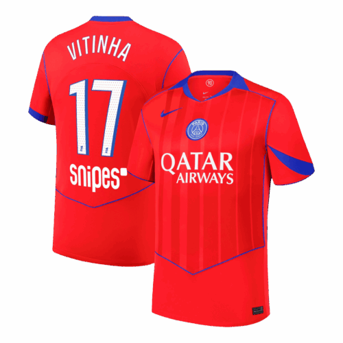 611105_1 PSG VITINHA #17 Third Away Soccer Jersey 2025/26