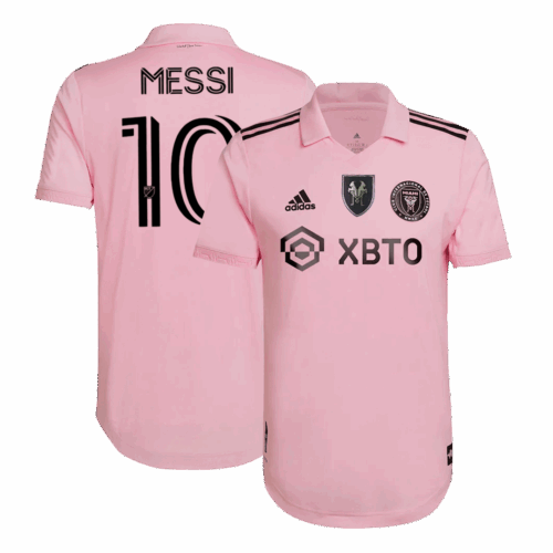 407757_1 インテル・マイアミCF MESSI #10 ホーム "Messi GOAT" ユニフォーム オーセンティック 2023